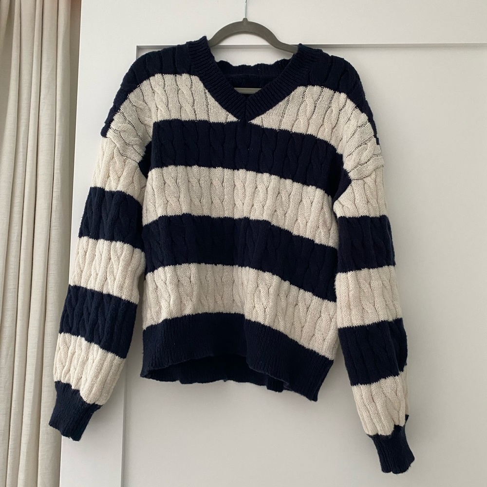 Cute new sweatshirt.